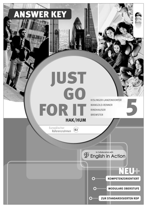 Just go for it HAK/HUM 5 inkl. Audio-CD, Answer Key (Serviceheft für Lehrer/innen)