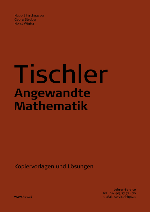 Tischler - Angewandte Mathematik, Lehrerheft Tischler - Angewandte Mathematik, Lehrerheft