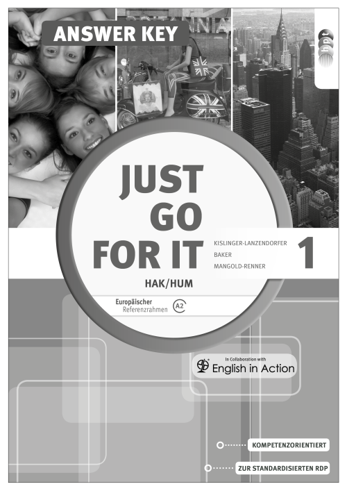 Just go for it HAK/HUM 1 inkl. Audio-CD & Grammar guide, Answer Key (Serviceheft für Lehrer/innen)