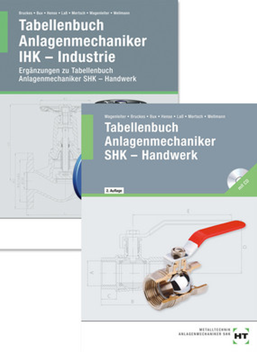 Tabellenbuch Anlagenmechaniker SHK-Handwerk + Tabellenbuch Anlagenmechaniker IHK / Paket Tabellenbuch Anlagenmechaniker SHK-Handwerk + Tabellenbuch Anlagenmechaniker IHK / Paket