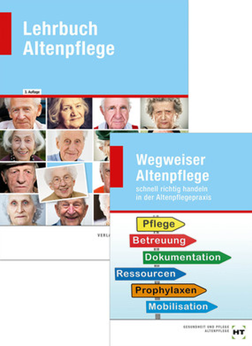 Altenpflege / Paket bestehend: Altenpflege Lehrbuch und Wegweiser Altenpflege