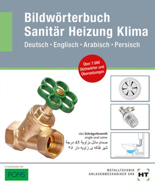 Bildwörterbuch Sanitär, Heizung, Klima / Deutsch-Englisch-Arabisch-Persisch