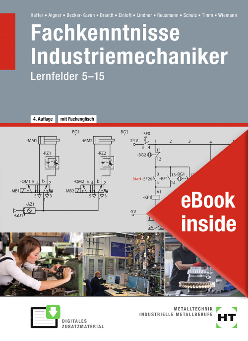 Fachkenntnisse Industriemechaniker / Lernfelder 5-15 inkl. CD eBook inside (Buch und eBook)