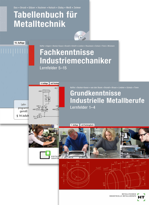 Der Industriemechaniker / Paket (bestehend aus: Lernfelder 1-15 + Tabellenbuch) Der Industriemechaniker / Paket (bestehend aus: Lernfelder 1-15 + Tabellenbuch)