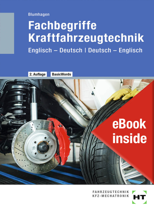 Fachbegriffe Kraftfahrzeugtechnik Englisch - Deutsch / Deutsch - Englisch eBook inside