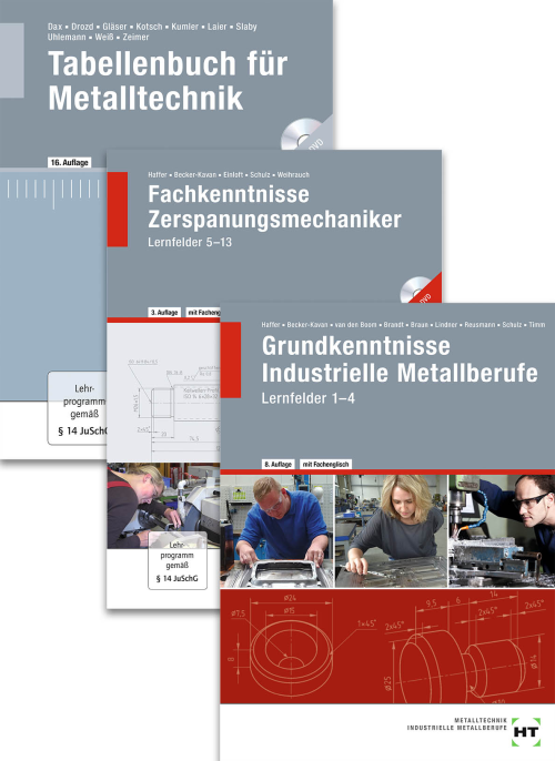 Der Zerspanungsmechaniker / Lernfelder 1-13 + Tabellenbuch Der Zerspanungsmechaniker / Lernfelder 1-13 + Tabellenbuch