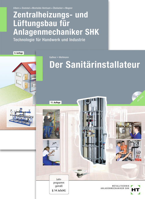 Der Sanitärinstallateur + Zentralheizungs- und Lüftungsbau für Anlagenmechaniker - Technologie / Paket Der Sanitärinstallateur + Zentralheizungs- und Lüftungsbau für Anlagenmechaniker - Technologie / Paket