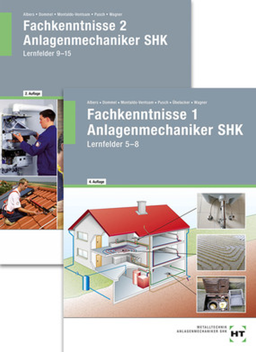 Fachkenntnisse Anlagenmechaniker SHK 1 + 2 / Paket Fachkenntnisse Anlagenmechaniker SHK 1 + 2 / Paket
