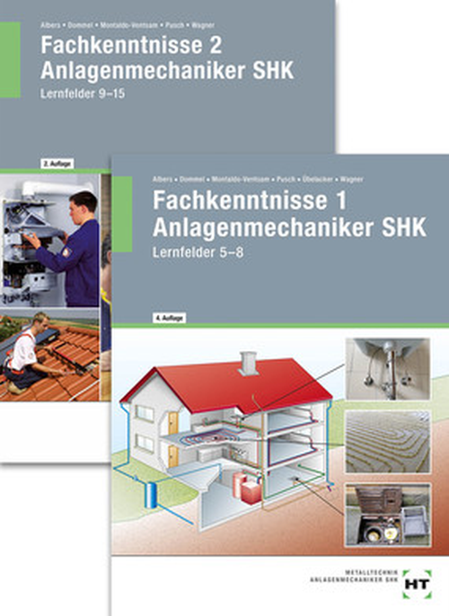 Fachkenntnisse Anlagenmechaniker SHK 1 + 2 / Paket