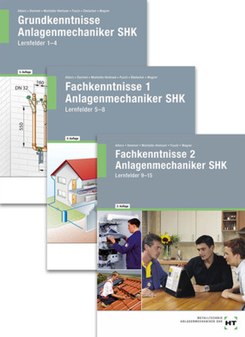 Das Gesellenstück - Anlagenmechaniker SHK, Lernfelder 1-15 / Paket