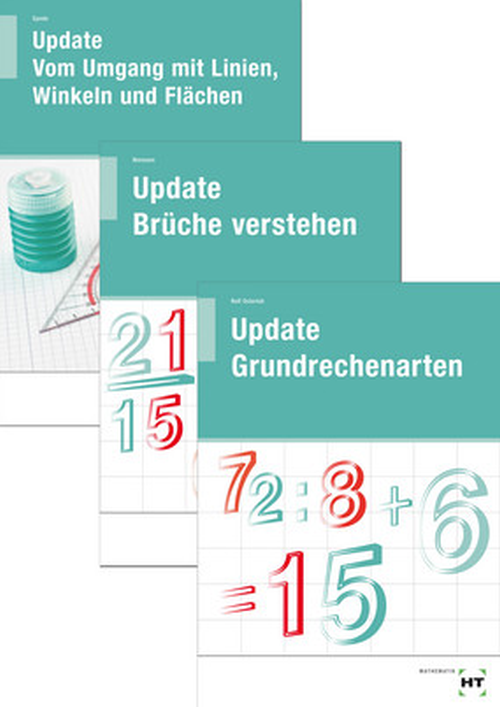 Update Basics / Paket (bestehend aus: Grundrechenarten, Bruchrechnen, Winkel und Flächen) Update Basics / Paket (bestehend aus: Grundrechenarten, Bruchrechnen, Winkel und Flächen)