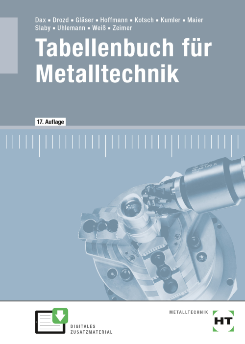 Tabellenbuch für Metalltechnik Tabellenbuch für Metalltechnik