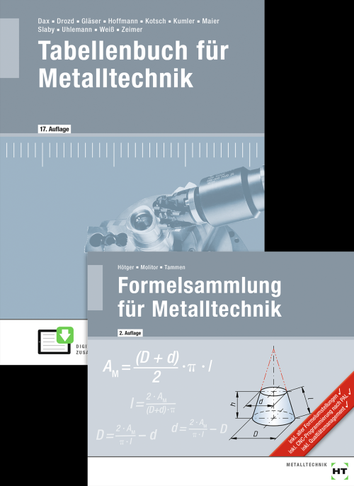 Tabellenbuch für Metalltechnik und Formelsammlung für Metalltechnik / Paket Tabellenbuch für Metalltechnik und Formelsammlung für Metalltechnik / Paket