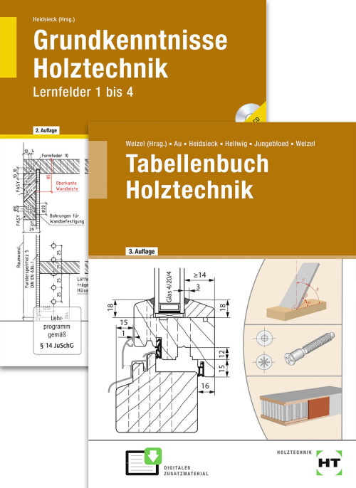 Paket Holztechnik I (bestehend aus: Grundkenntnisse und Tabellenbuch Holztechnik) Paket Holztechnik I (bestehend aus: Grundkenntnisse und Tabellenbuch Holztechnik)