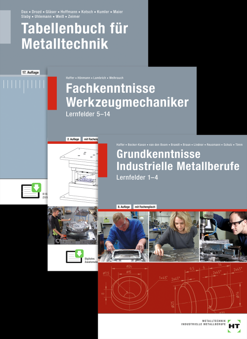 Werkzeugmacher, Lernfelder 1-14 + Tabellenbuch / Paket Werkzeugmacher, Lernfelder 1-14 + Tabellenbuch / Paket