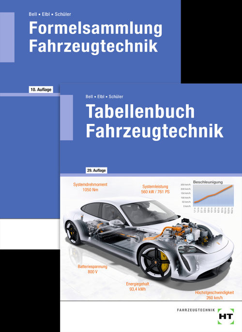 Tabellenbuch Fahrzeugtechnik und Formelsammlung Fahrzeugtechnik / Paket
