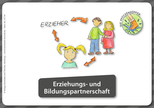 Kartenset Kita - Die Pfützenhüpfer / Zusatzkartenset 4 - Erziehungs- und Bildungspartnerschaft