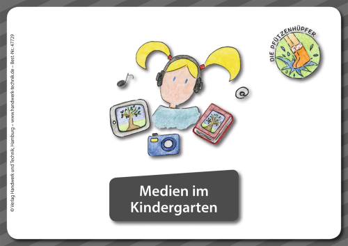 Kartenset Kita - Die Pfützenhüpfer / Zusatzkartenset 9 - Medien im Kindergarten