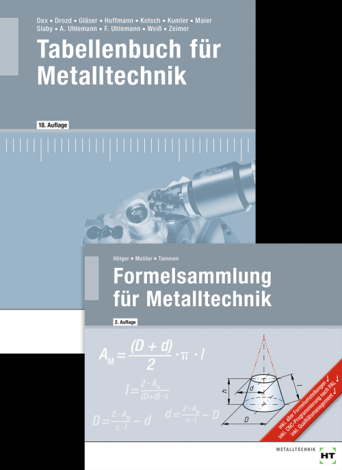 Tabellenbuch für Metalltechnik und Formelsammlung für Metalltechnik / Paket Tabellenbuch für Metalltechnik und Formelsammlung für Metalltechnik / Paket