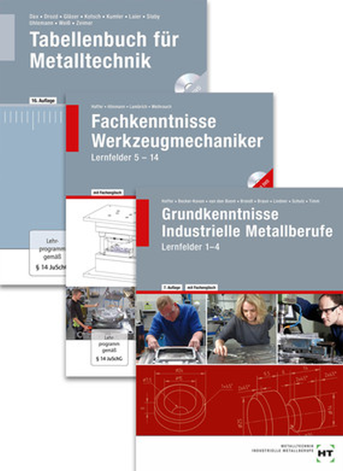 Werkzeugmacher, Lernfelder 1-14 + Tabellenbuch / Paket