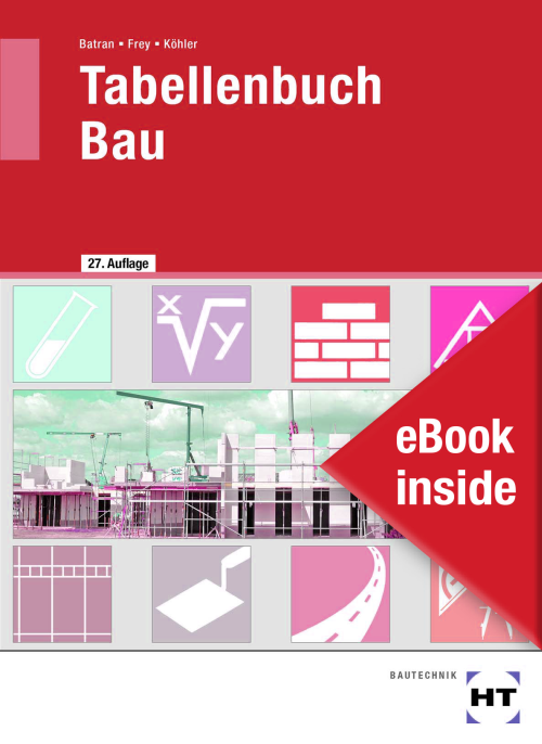 Tabellenbuch Bau eBook inside (Buch und eBook)