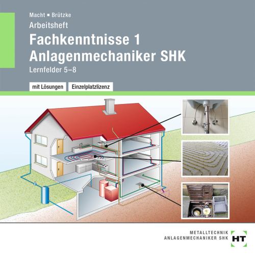 Fachkenntnisse 1 Anlagenmechaniker SHK, Lernfelder 5 - 8 / Arbeitsheft mit eingedruckten Lösungen auf CD-ROM Fachkenntnisse 1 Anlagenmechaniker SHK, Lernfelder 5 - 8 / Arbeitsheft mit eingedruckten Lösungen auf CD-ROM