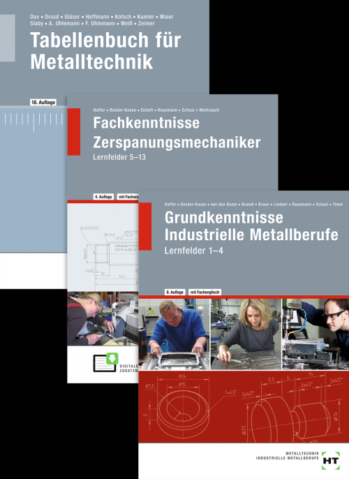 Der Zerspanungsmechaniker / Lernfelder 1-13 + Tabellenbuch Der Zerspanungsmechaniker / Lernfelder 1-13 + Tabellenbuch