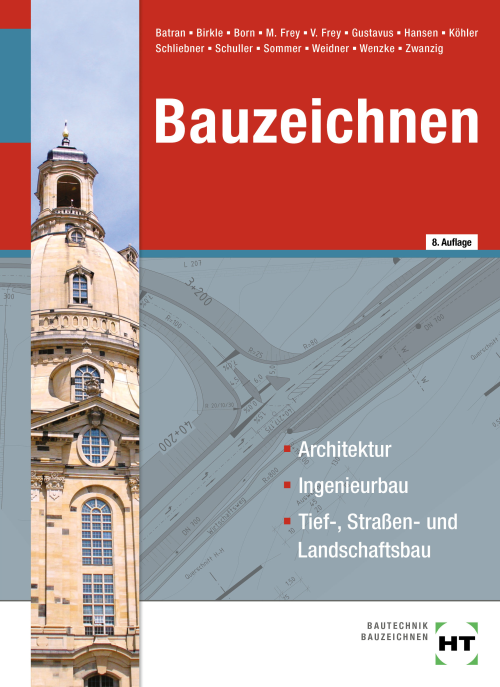 Bauzeichnen / Architektur, Ingenieurbau, Tief-, Straßen- und Landschaftsbau