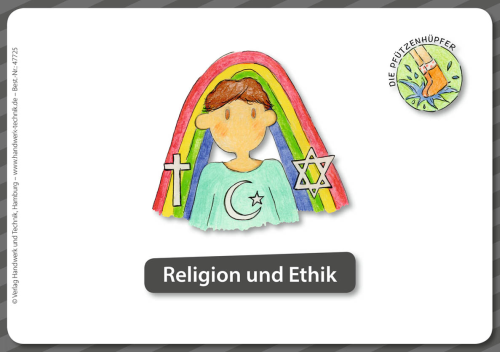 Kartenset Kita - Die Pfützenhüpfer / Zusatzkartenset 5 - Religion und Ethik 