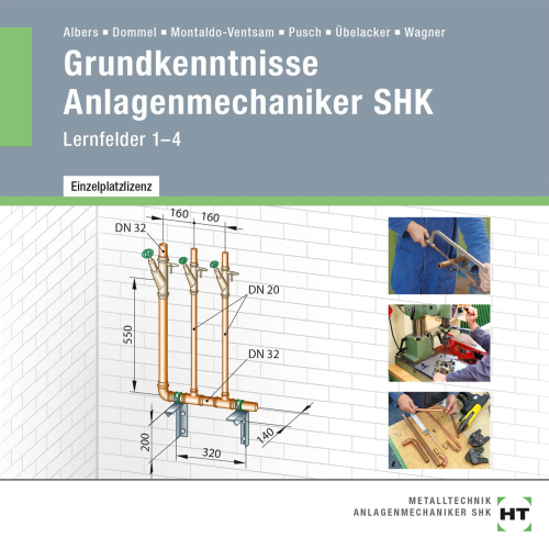 Grundkenntnisse Anlagenmechaniker SHK, Lernfelder 1-4 auf CD-ROM