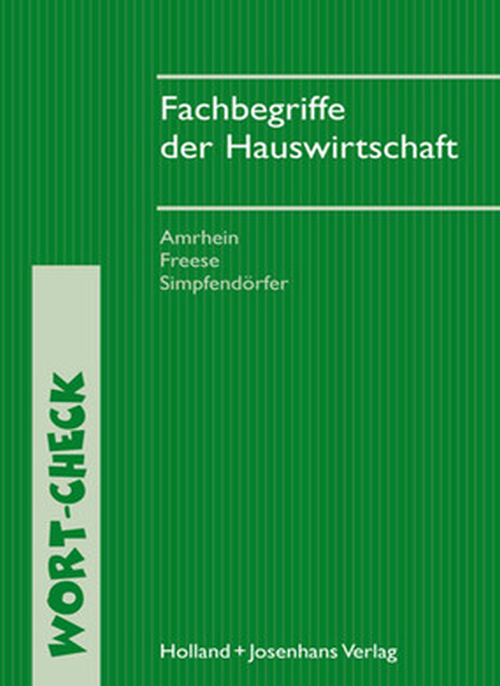 Fachbegriffe Hauswirtschaft