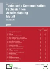 Technische Kommunikation / Fachzeichnen - Arbeitsplanung - Metall / Grundstufe eBook inside (Buch und eBook)