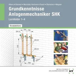 Grundkenntnisse Anlagenmechaniker SHK, Lernfelder 1-4 auf CD-ROM